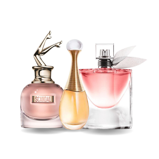 SET MIT 3 PARFÜMS: Jean Paul Gaultier Scandal, Dior J’adore und Lancôme La Vie Est Belle (Eau de Parfum)