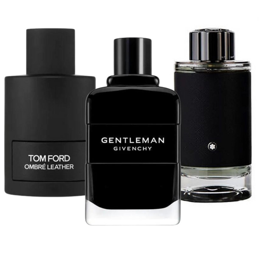 SET MIT 3 PARFÜMS: Tom Ford Ombré Leather, Givenchy Gentleman und Montblanc Explorer (Eau de Parfum)