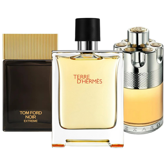SET MIT 3 PARFÜMS: Terre d’Hermès, Azzaro Wanted und Tom Ford Noir Extreme (Eau de Parfum)
